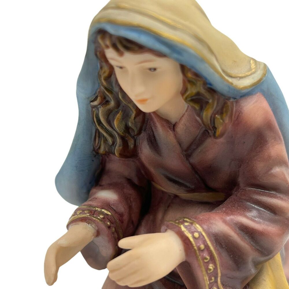 Mother Mary Nativity Replacement Figurine Thomas Kinkade's Multicolor Decorative